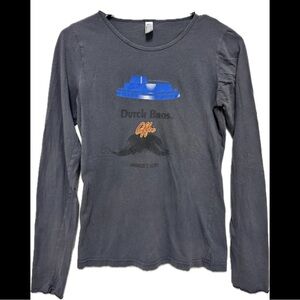 Dutch Bros *old school* Mustache Long Sleeve T-Shirt